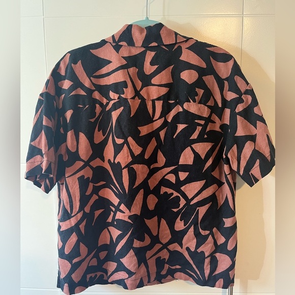 NWT A New Day Button Linen Blend Shirt  Size S - Picture 2 of 10